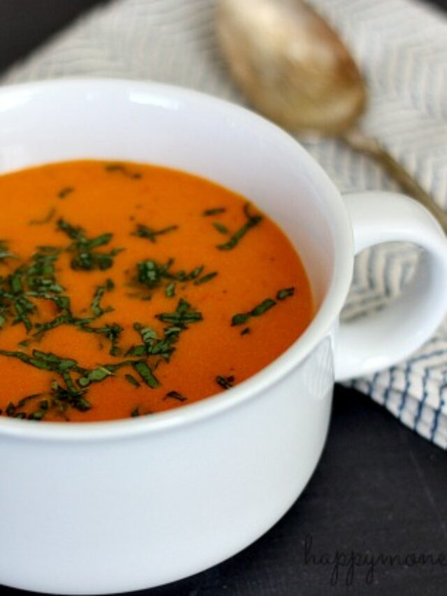 Fresh Tomato Soup from the Garden