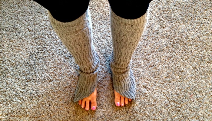 So easy to make boot socks out of old sweaters