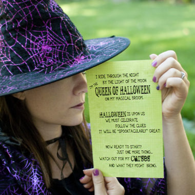 Ue this halloween treasure hunt to add some fun to your holiday! #halloween #treasurehunt