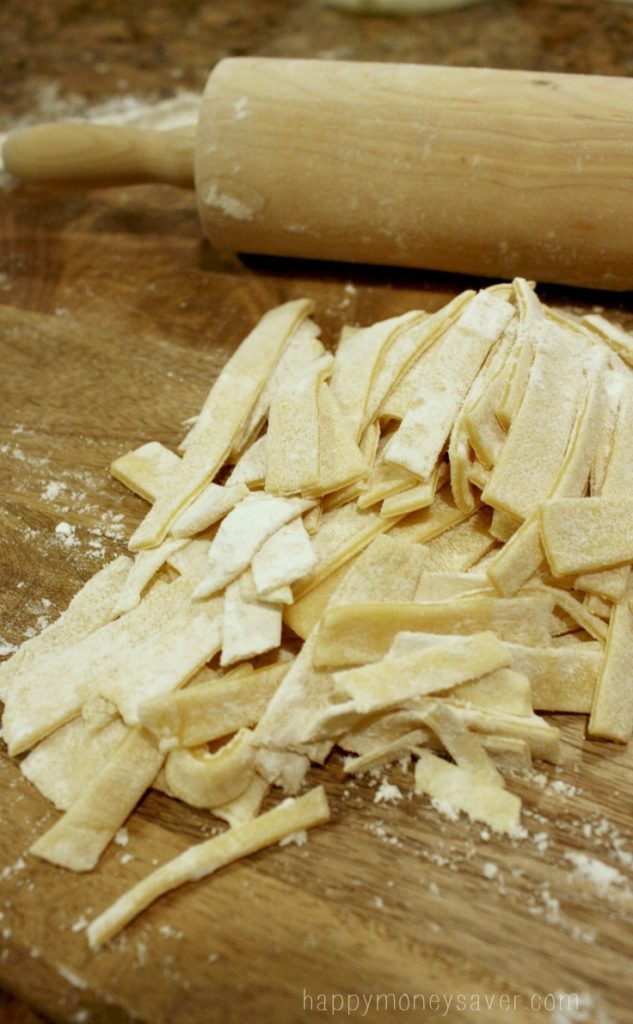 This homemade noodles recipe comes from a 1900's recipe box. If you want to make noodles from scratch, the old fashioned way, this is a great recipe to try. 
