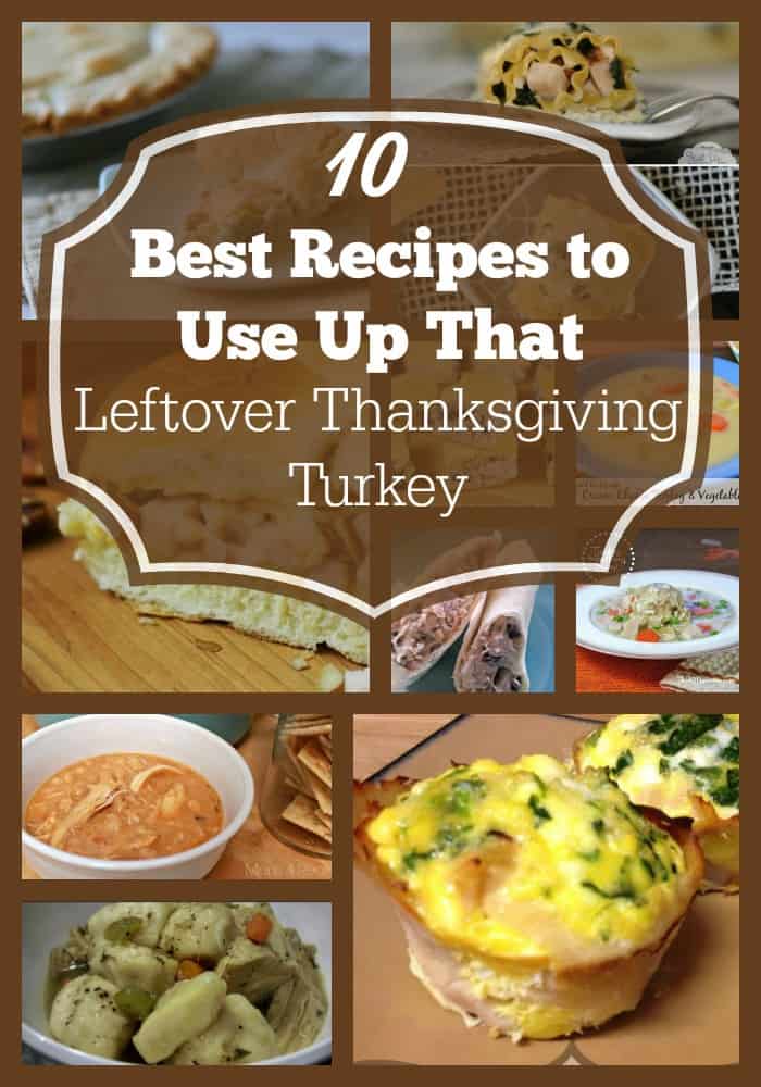 10 Best Recipes to Use Up That Leftover Thanksgiving Turkey We all know that turkey sandwiches can only last to long but there are so many other recipes! Check out these delicious recipes and try something new!