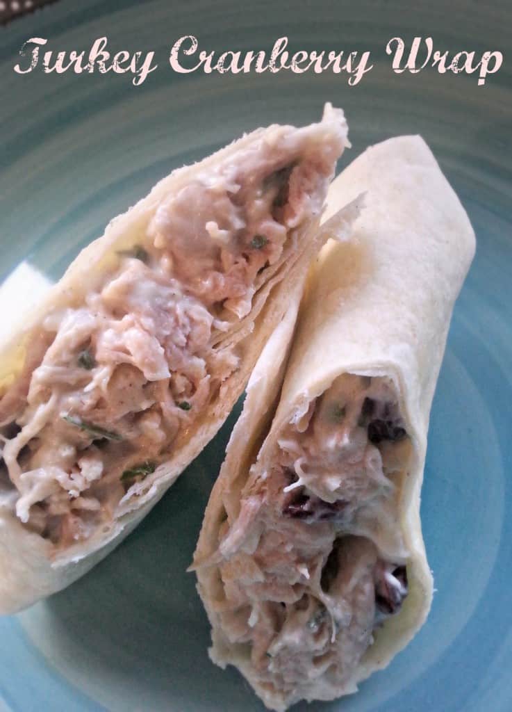 Turkey Cranberry Wrap This would be a delicious and filling lunch idea to add to your mennu!