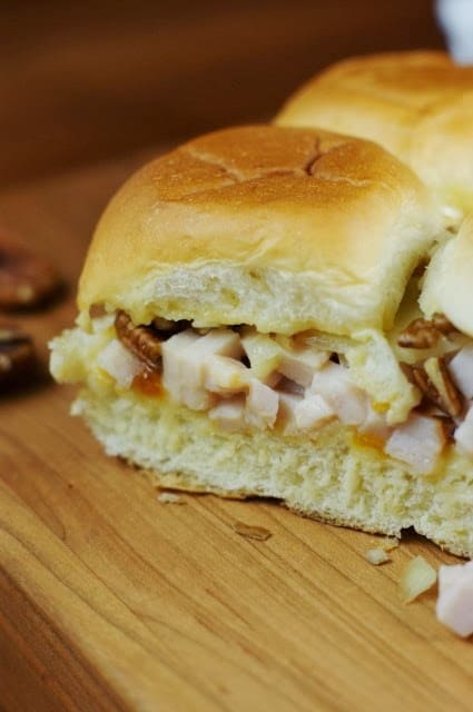 Turkey and Apricot Sliders This would be a delicious and filling dinner idea for your family! 