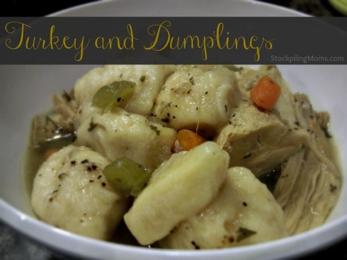 Turkey and Dumplings Another delicious twist on a classic dish! 