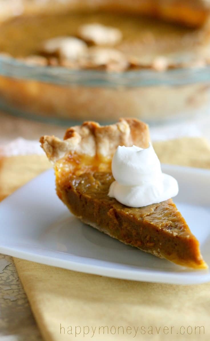 Vintage Pumpkin Pie Recipe