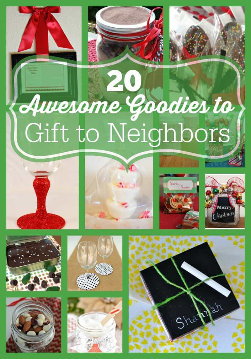 When you are making your list for gifts this year, don't forget your neighbors! I have some awesome ideas here for you to use that are awesome goodies to gift to neighbors!