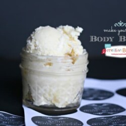 Whipped Body Butter makes a fantastic gift idea and it helps with dry winter skin!
