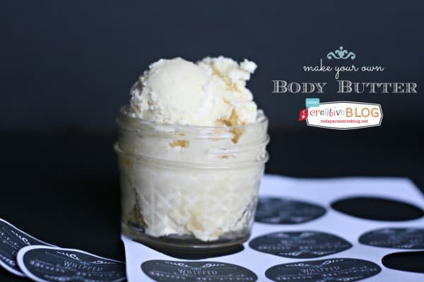 Whipped Body Butter makes a fantastic gift idea and it helps with dry winter skin!