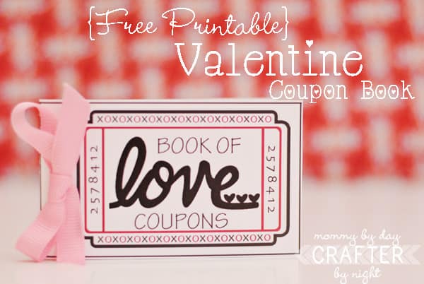 This is another great coupon book that is made to give to your husband on Valentine's Day!