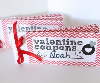 If you would like to give the kids something unique for Valentine's Day, a Coupon Booklet is a fantastic idea!