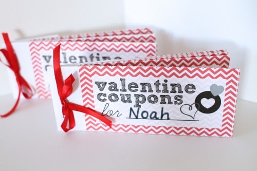 If you would like to give the kids something unique for Valentine's Day, a Coupon Booklet is a fantastic idea! 