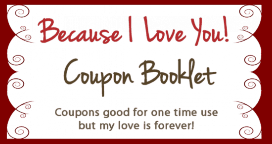 Valentines day coupons for boyfriend