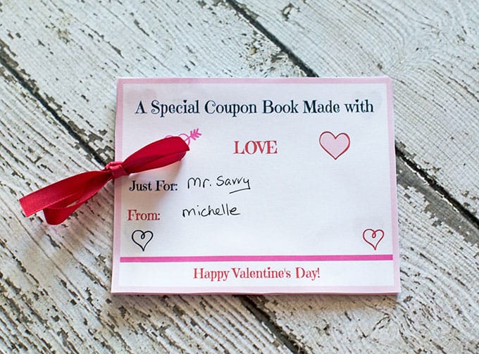 This is a wonderful coupon booklet that is totally customizable for your husband! 