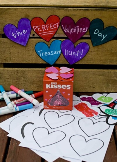 Check out this perfect Valentine's Day Treasure Hunt! #happythoughts #treasurehunt #valentinesday