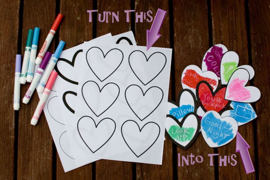 This is a perfect Valetine's Day Treasure Hunt to surprise your kids! #happythoughts #treasurehunt