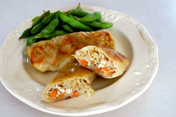 This baked egg roll recipe is freezer friendly and is great to have on hand for your hungry crew! Making your own baked egg rolls is healthy, easy and fun! happymoneysaver.com