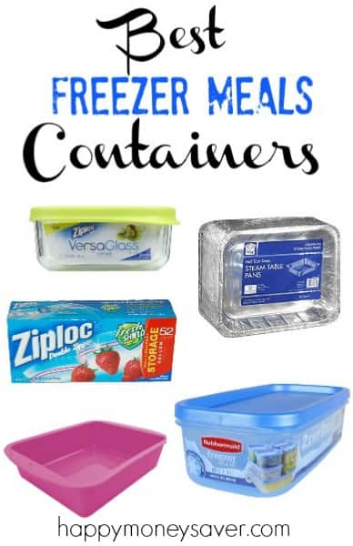 We have found some great food freezer containers. Today I wanted to help you find the best way to store your freezer meals. |happymoneysaver.com