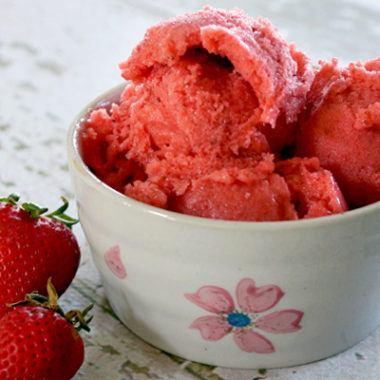 Fresh Freezer Strawberry Sorbet
