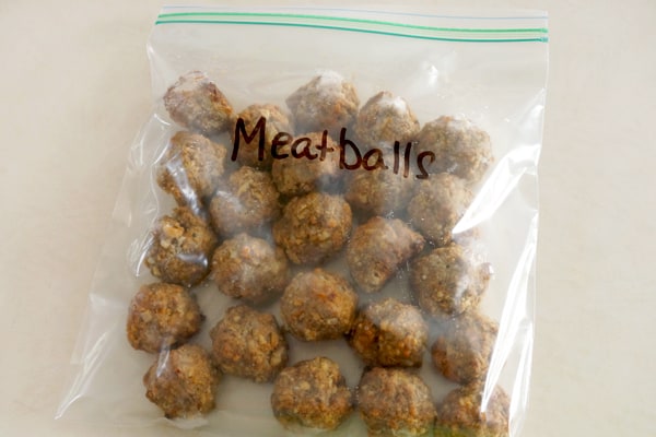 This Easy Freezer Meatballs Recipe is delicious, you'll definitely want to stock up on these...they are so easy to make and a family favorite! They're a win-win! happymoneysaver.com