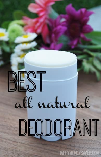 This all natural deodorant is the best! A great alternative to the traditional toxic deodorants on the market. - happymoneysaver.com