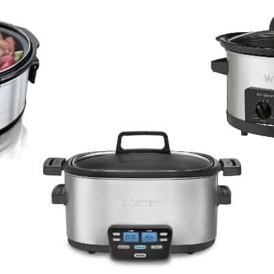 Collage of different Crock pots.