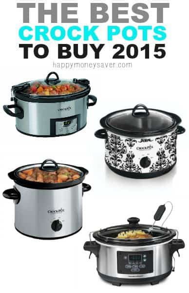 Are you looking for a new crock pot? Here you can find 10 of the best crock pots for your needs that will also fit your budget.- happymoneysaver.com