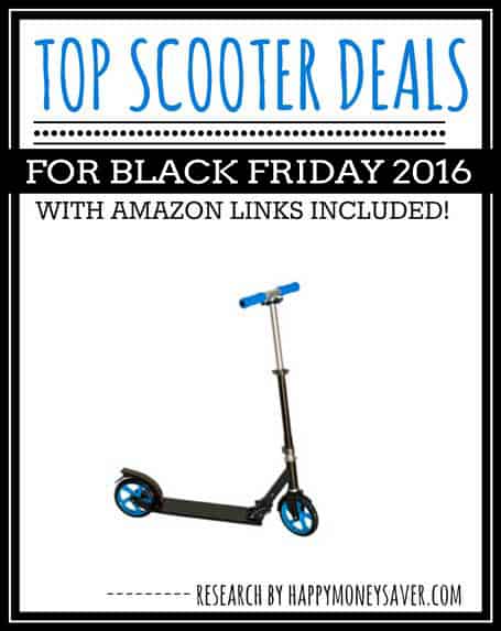 Top SCOOTER Deals for Black Friday 2016 (ROUNDUP)