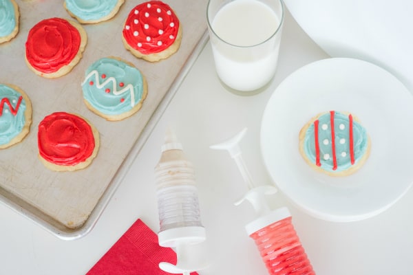 No baking degree needed for this easy sugar cookie recipe! Sweet, soft, and flavorful, these sugar cookies will melt in your mouth and are sure to please. | happymoneysaver.com