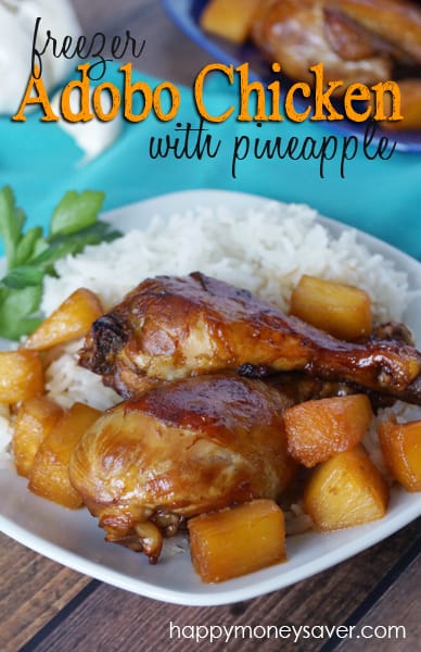 My son calls this "recipe pineapple chicken" and asks for it every week! And it's the perfect freezer meal...delicious, easy to make and super inexpensive! | happymoneysaver.com