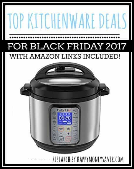 Top Kitchen deals for Black Friday 2017 including Instapot Pressure Cookers, Crockpots, KitchenAid Mixers, Waffle makers and more.