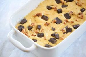Chocolate Walnut Blondies | Freezer Friendly Recipe