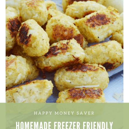 Homemade Freezer Friendly Cauliflower Tater Tots