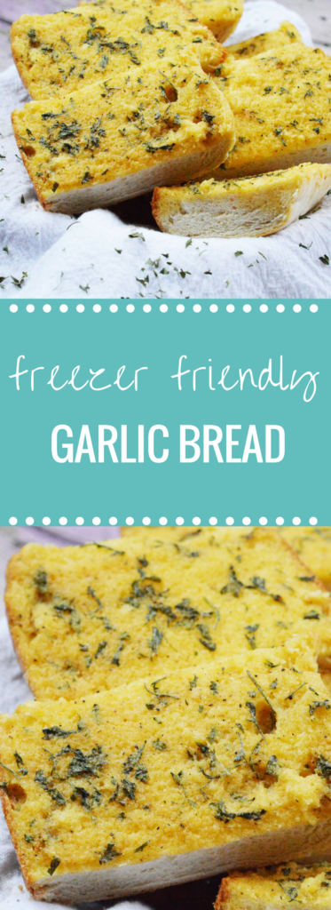 Freezer Friendly Garlic Bread Recipe | Happy Money Saver