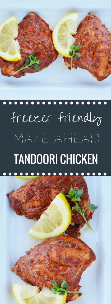 Easy Make Ahead Freezer Friendly Baked Tandoori Chicken | Happy Money Saver