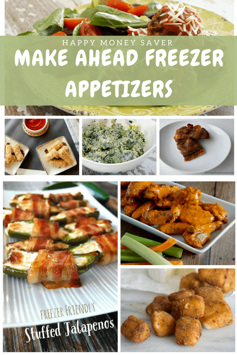 Easy Make Ahead Freezer Appetizers | Prepare Early for the Party!