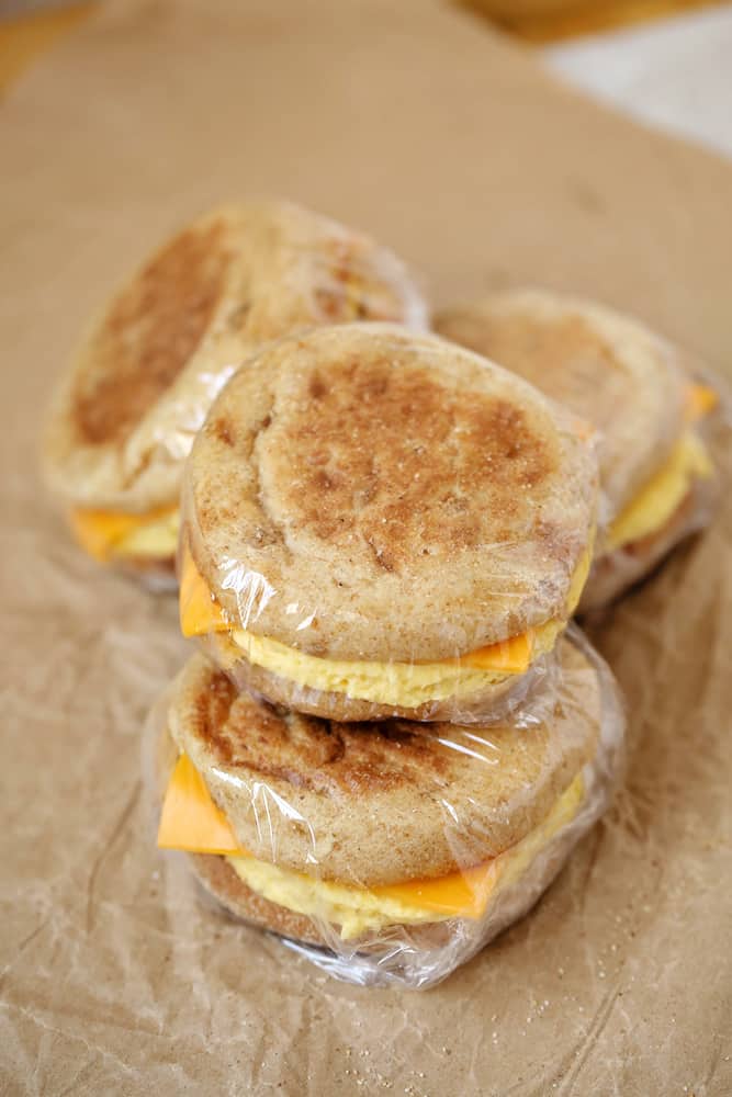 Make Ahead Freezer Friendly Gluten Free Breakfast Sandwiches