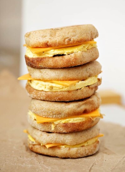 Make Ahead Freezer Friendly Gluten Free Breakfast Sandwiches