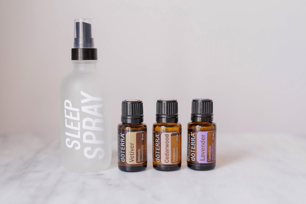 All Natural Homemade Sleep Spray with Essential Oils