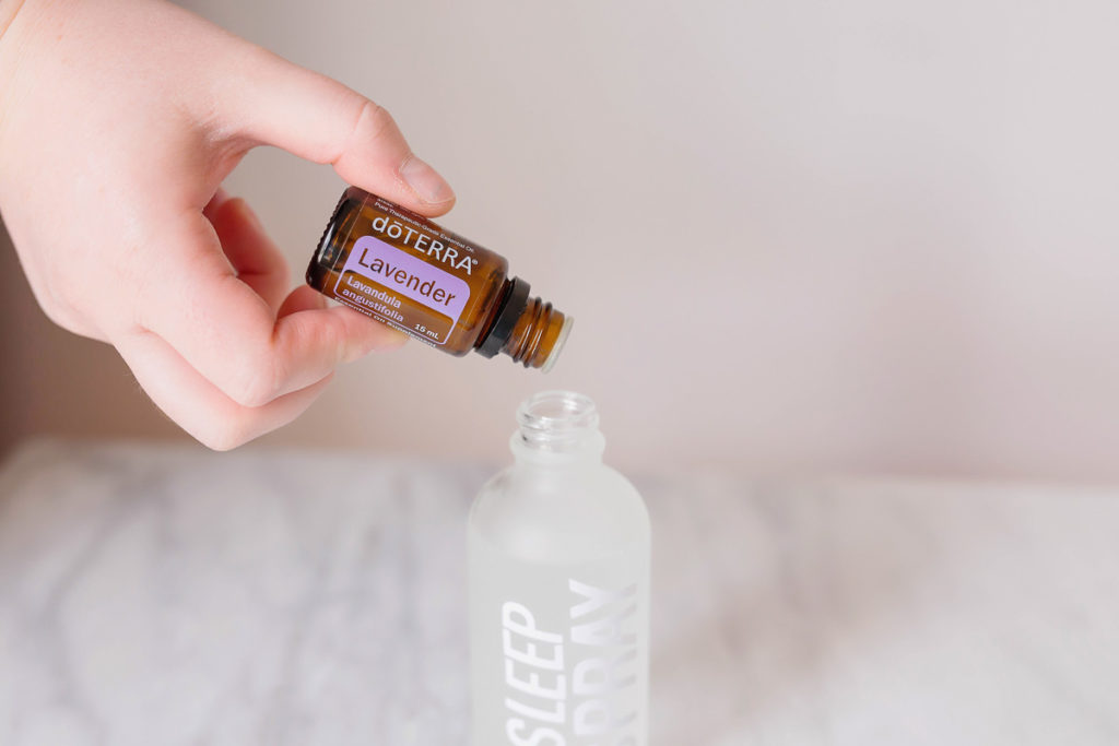 All Natural Homemade Sleep Spray with Essential Oils