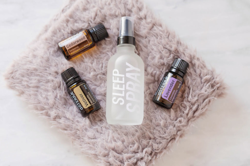 All Natural Homemade Sleep Spray with Essential Oils