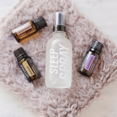 Have a better nights sleep with this homemade Sleep Spray made with relaxing, peaceful, and sleep-inducing essential oils. You've never slept better!