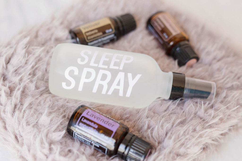 All Natural Homemade Sleep Spray with Essential Oils
