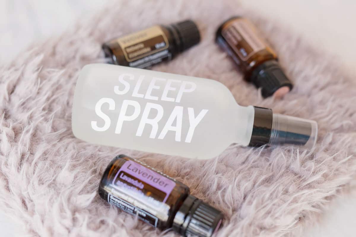 Have a better nights sleep with this homemade Sleep Spray made with relaxing, peaceful, and sleep-inducing essential oils. You've never slept better!