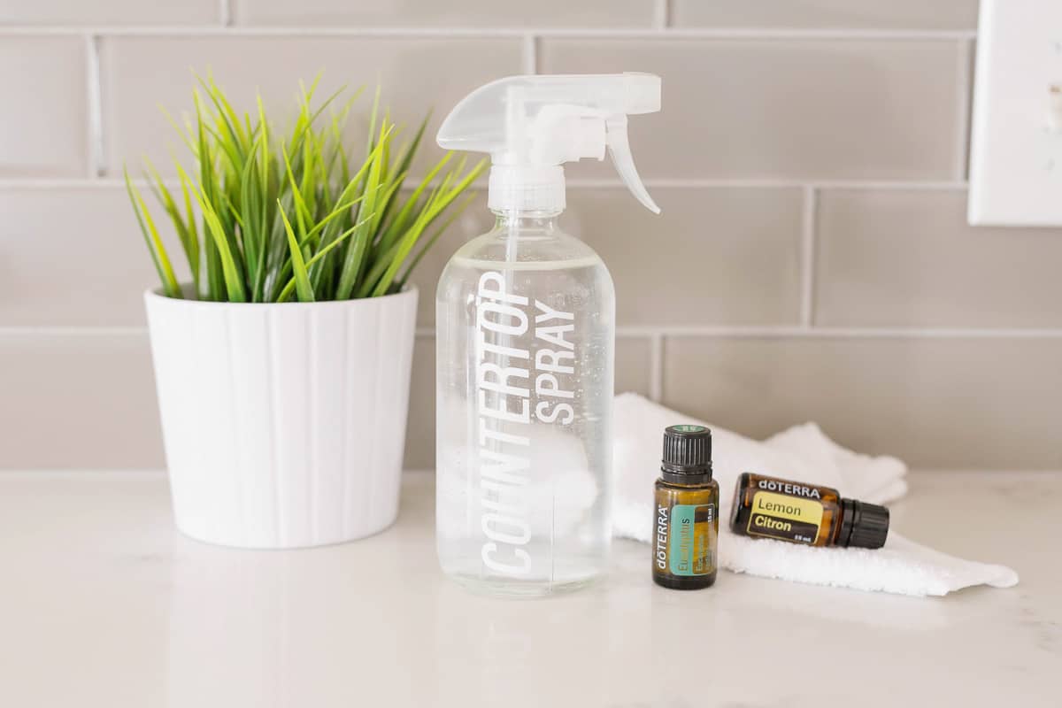 Homemade Countertop Cleansing Spray