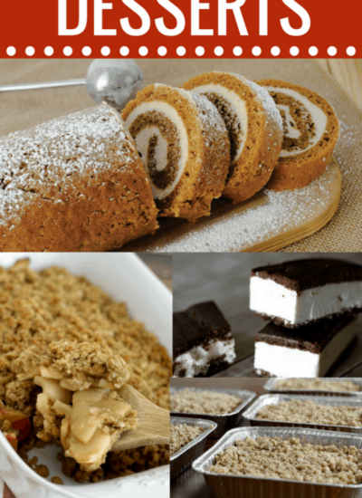 Make Ahead Freezer Dessert Ideas - freezer meals are the best! happymoneysaver.com