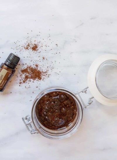   Get your body summer ready with this Ginger Coffee Cellulite Scrub. This scrub is incredibly easy to make and takes only a few staple household ingredients.