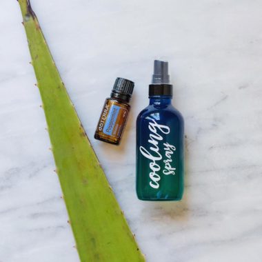 This Peppermint Green Tea Cooling Spray is like having a portable air conditioner. Perfect to take on vacations or when you are out in the sun.