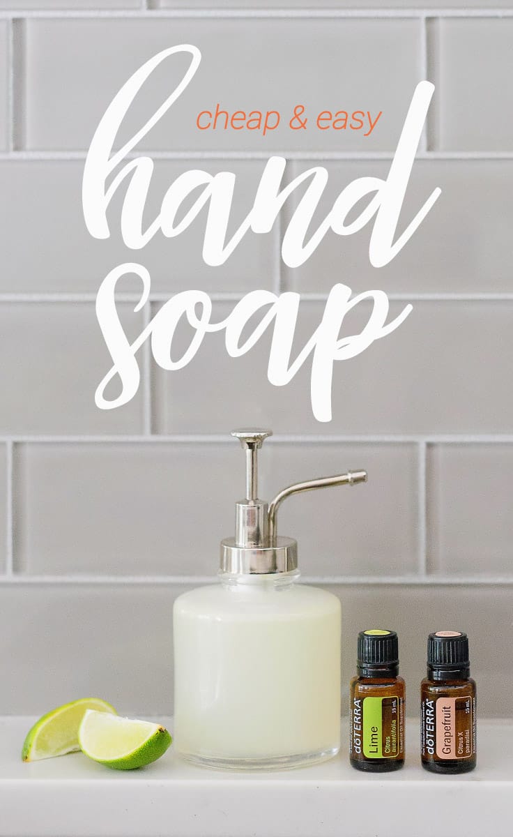 Homemade Liquid Hand Soap with Castile