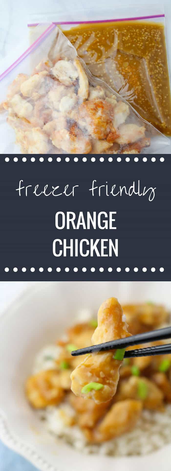 Easy Orange Chicken Freezer Meal Recipe