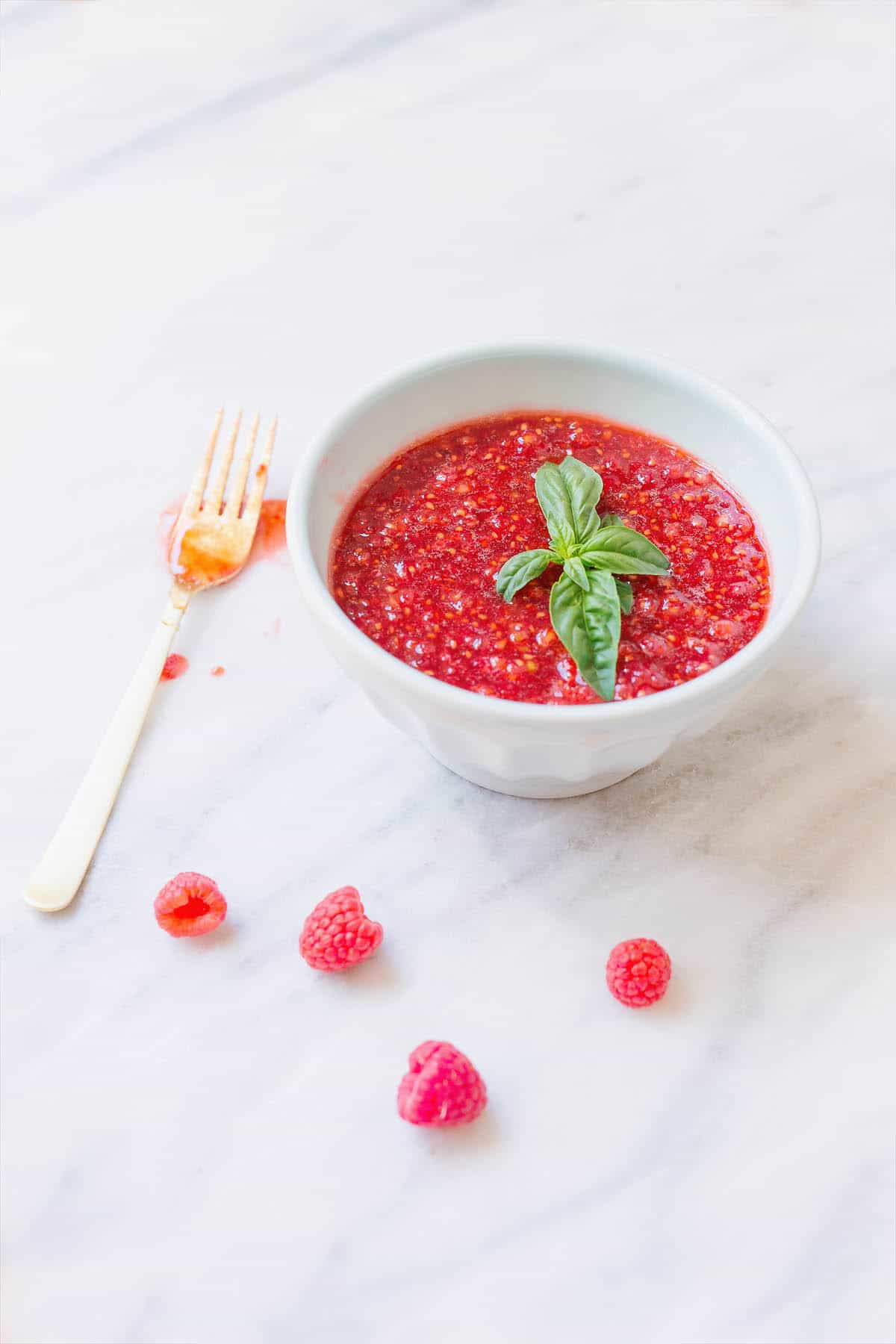You should put food on your face. Especially this Raspberry-Basil Body Polish made with skin-loving nutrients that make your skin look good enough to eat. 
